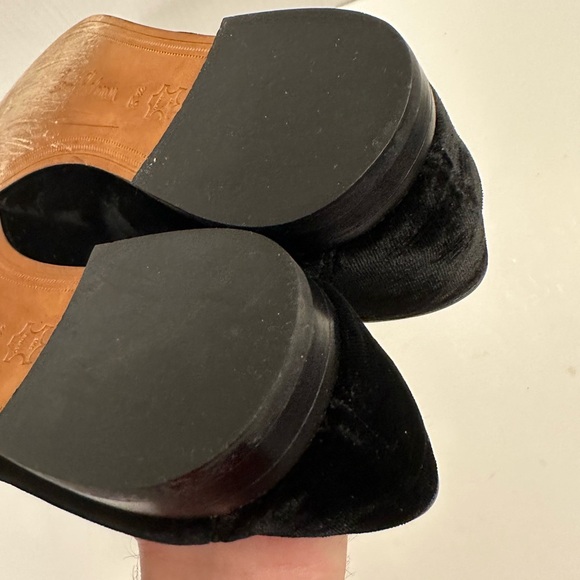 Sam Edelman Black Velvet Lior Loafers Size 8.5 US - Picture 8 of 13